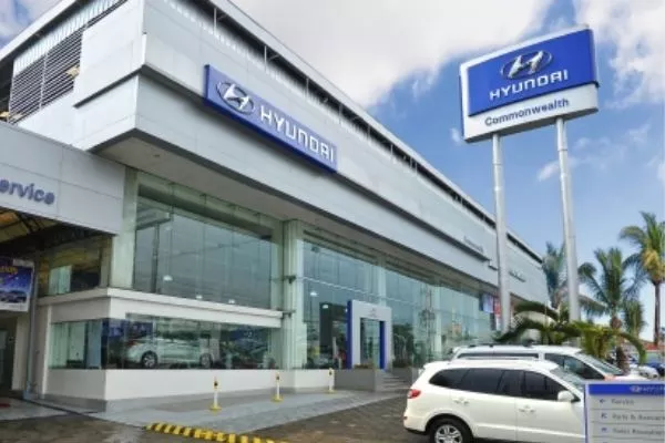 A picture of the Commonwealth Hyundai dealership