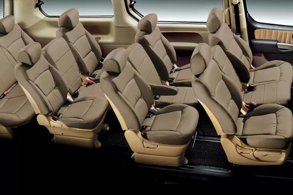 Interior view of the Grand Starex