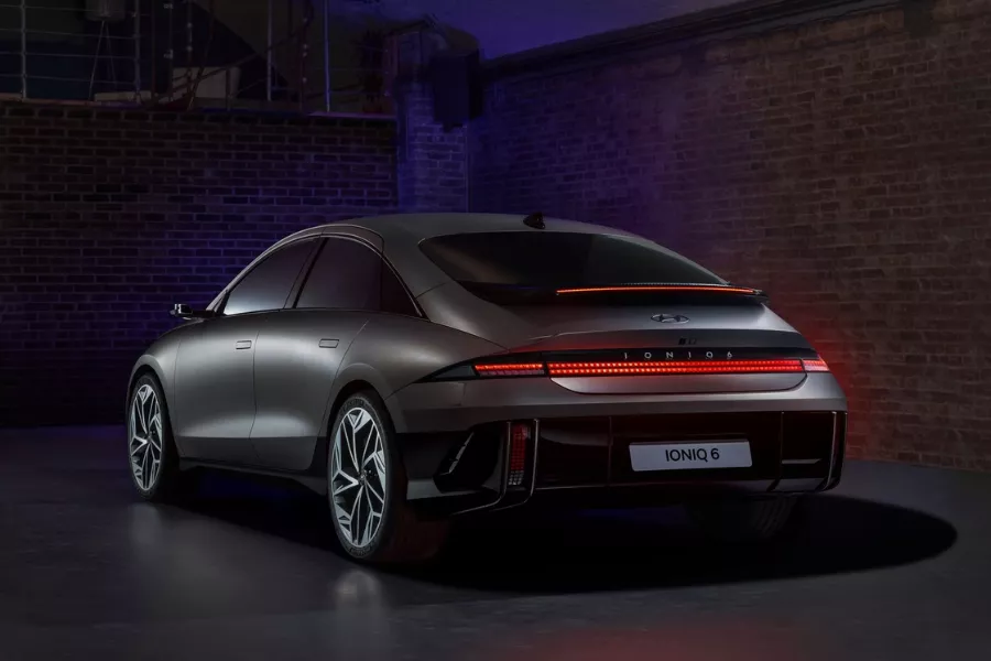 Hyundai Ioniq 6 rear view