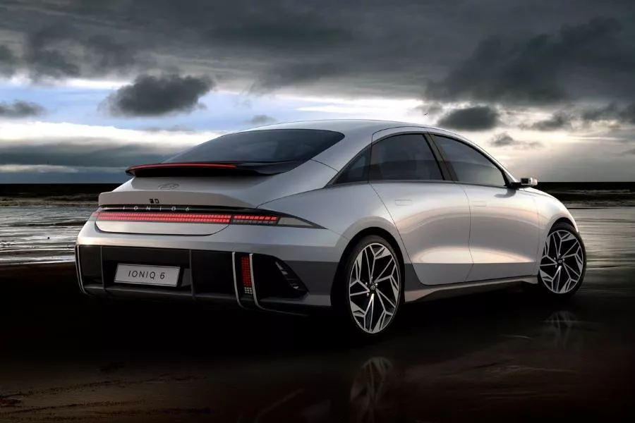 Ioniq 6 rear view