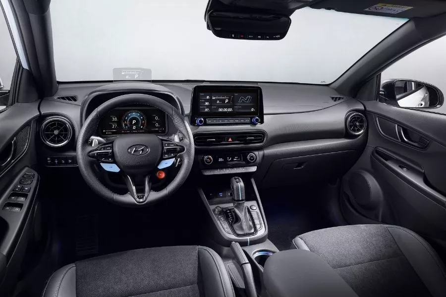 Hyundai Kona N interior view