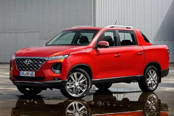 A picture of the Hyundai Santa Cruz pickup truck