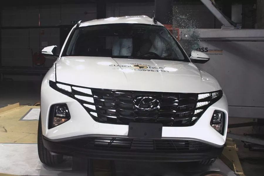 All-new Hyundai Tucson front view Euro NCAP