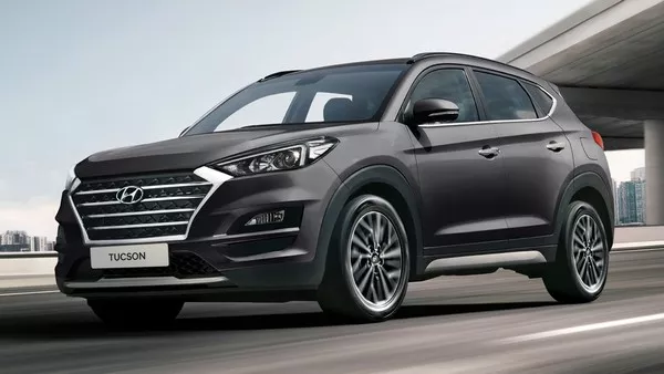 Hyundai Tucson 2018 facelift angular front