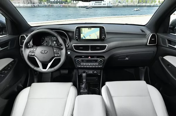 Hyundai Tucson 2019 facelift dashboard area