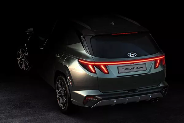 A picture of the rear of the Tucson N Line