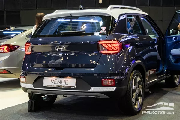 Back view of the Hyundai Venue