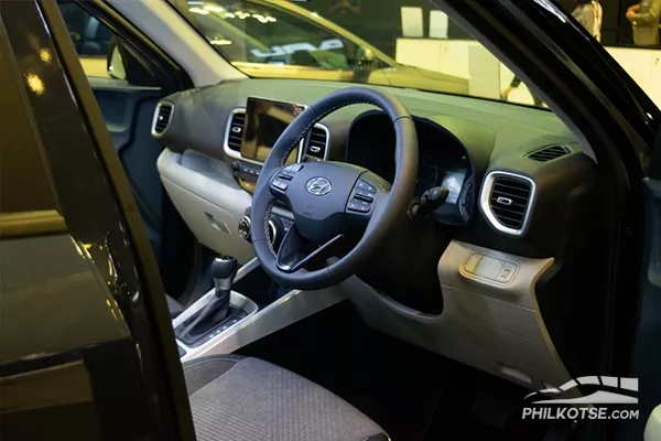 Steering wheel of the HyundaiVenue