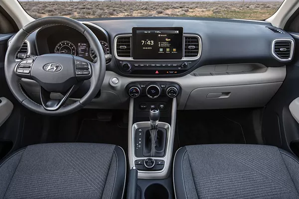 Hyundai Venue's interior