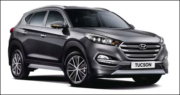 Hyundai Tucson 2017 4WD angular front