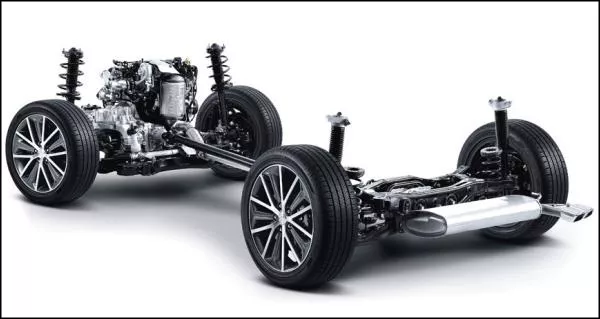 Hyundai Tucson 4WD chassis