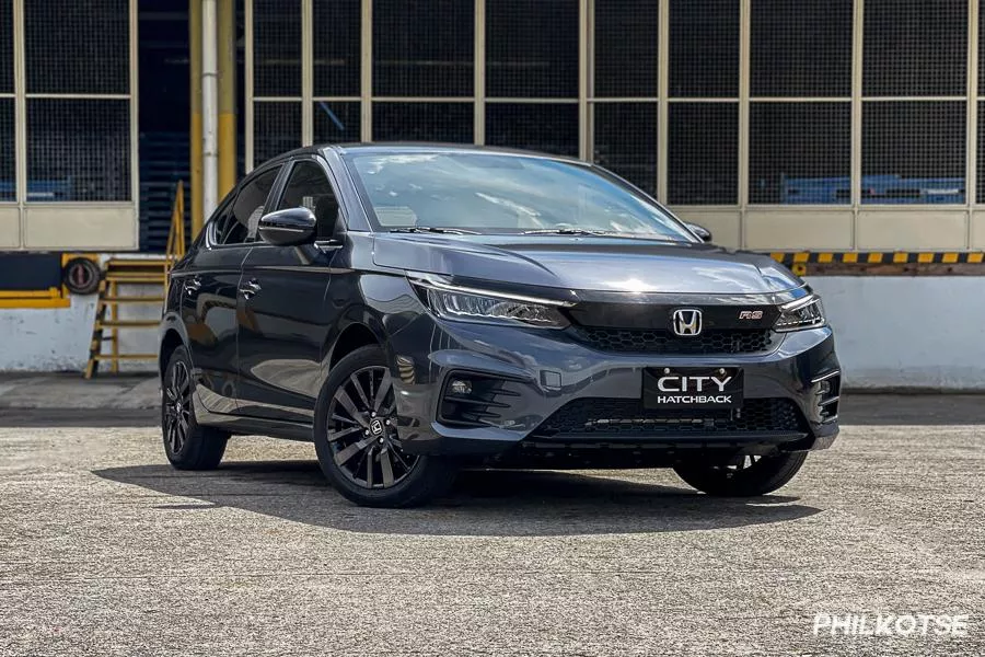 Honda City Hatchback RS front profile shot