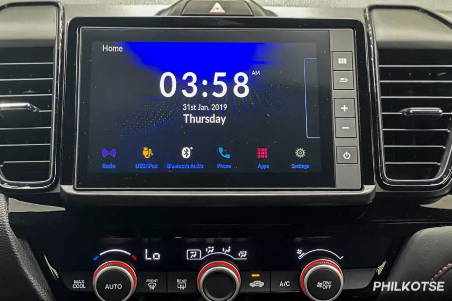 Touchscreen head unit