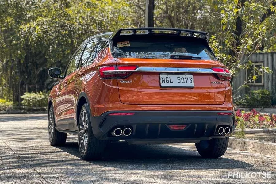 Geely Coolray rear shot