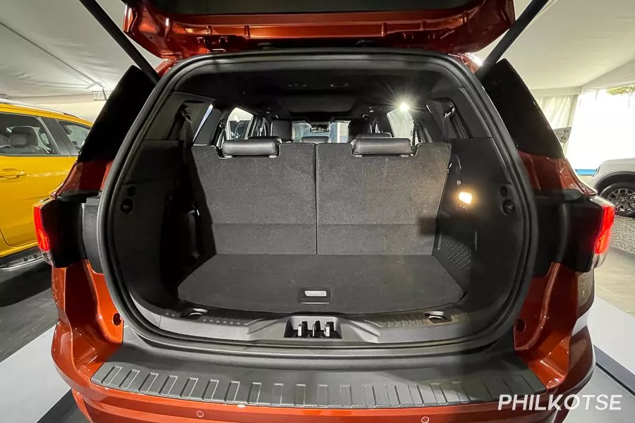 2023 Ford Everest cargo bay
