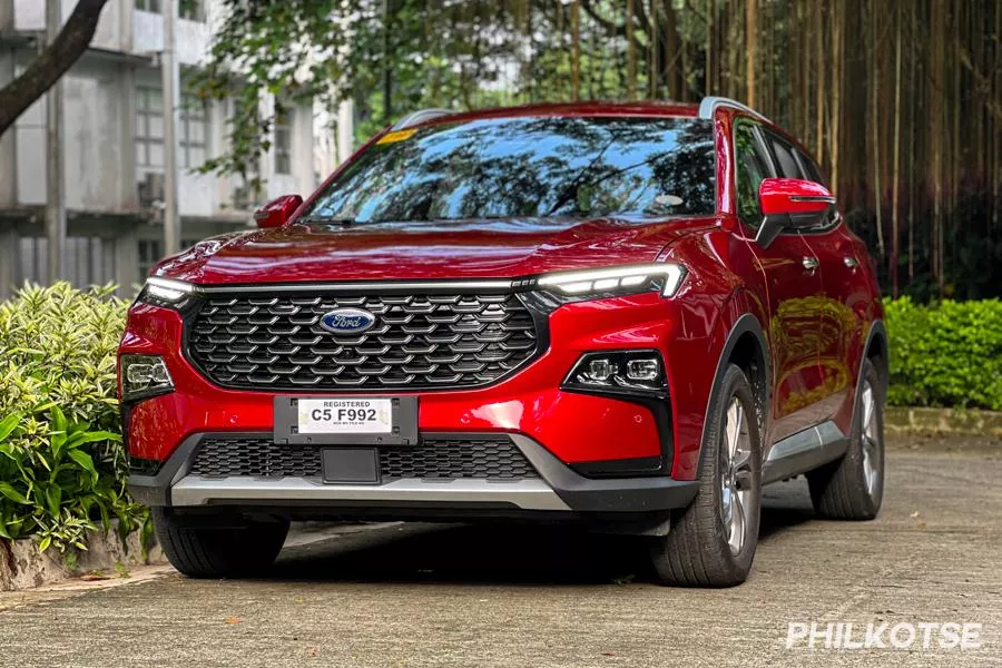 Next-gen Ford Territory front shot