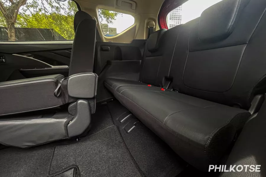 A picture of the Nissan Livina's third-row