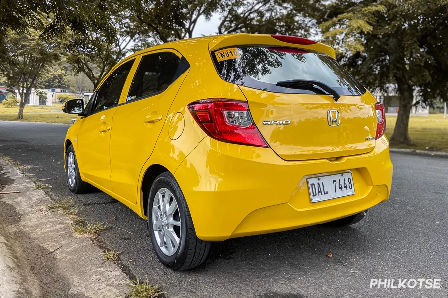 Honda Brio rear view