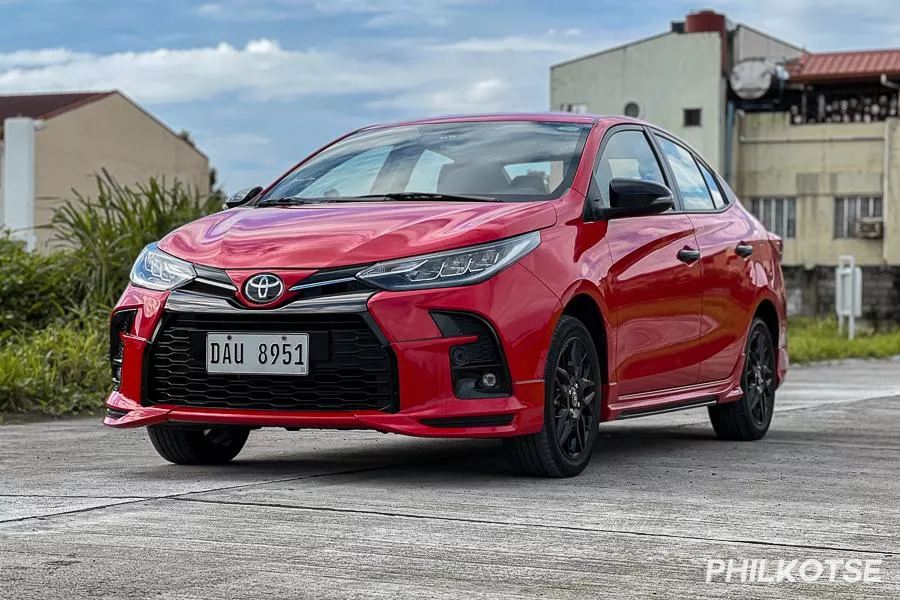 Toyota Vios GR-S front quarter shot