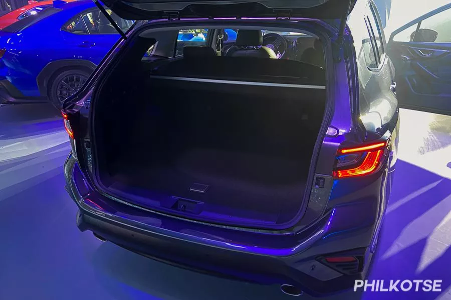 The WRX Wagon's cavernous trunk