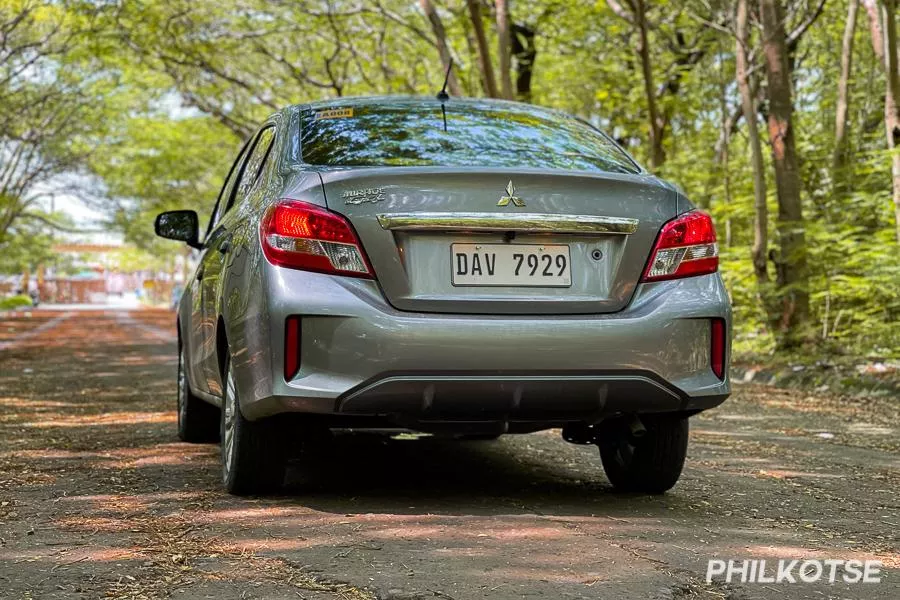 Mitsubishi Mirage G4 rear view