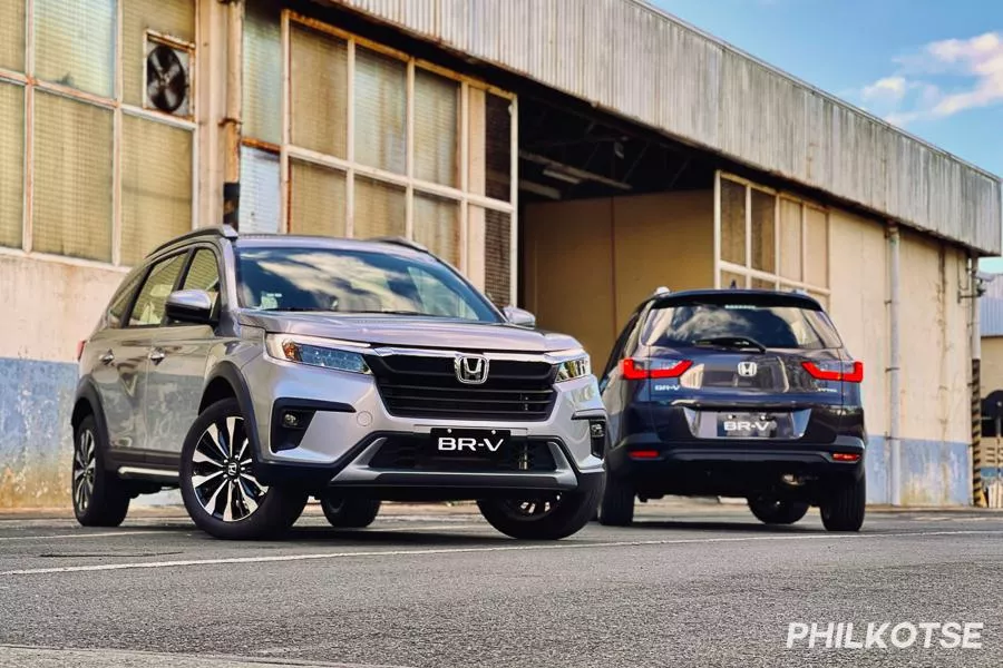 Honda BR-V front and rear views