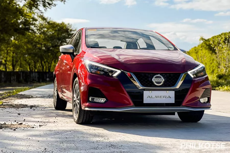 Nissan Philippines is improving its after-sales department Nissan Almera front view