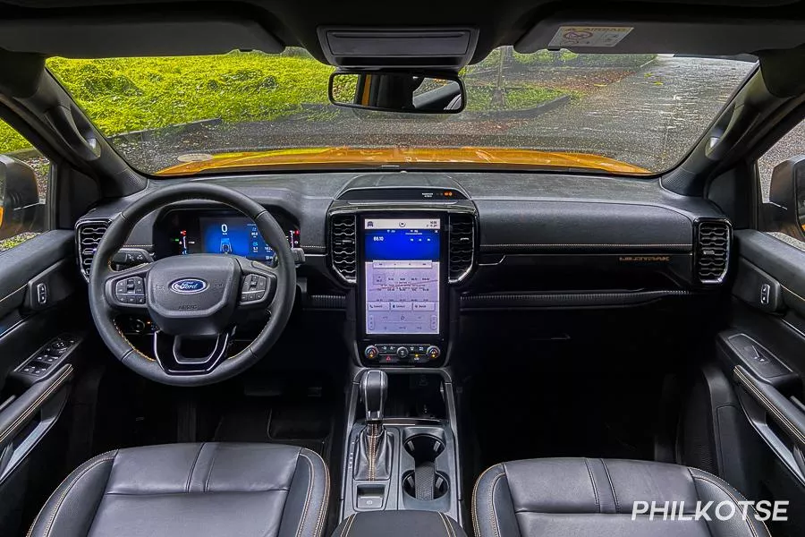 Next-gen Ford Ranger interior dashboard