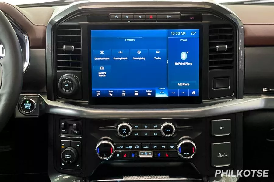 2022 Ford F-150 Lariat head unit 