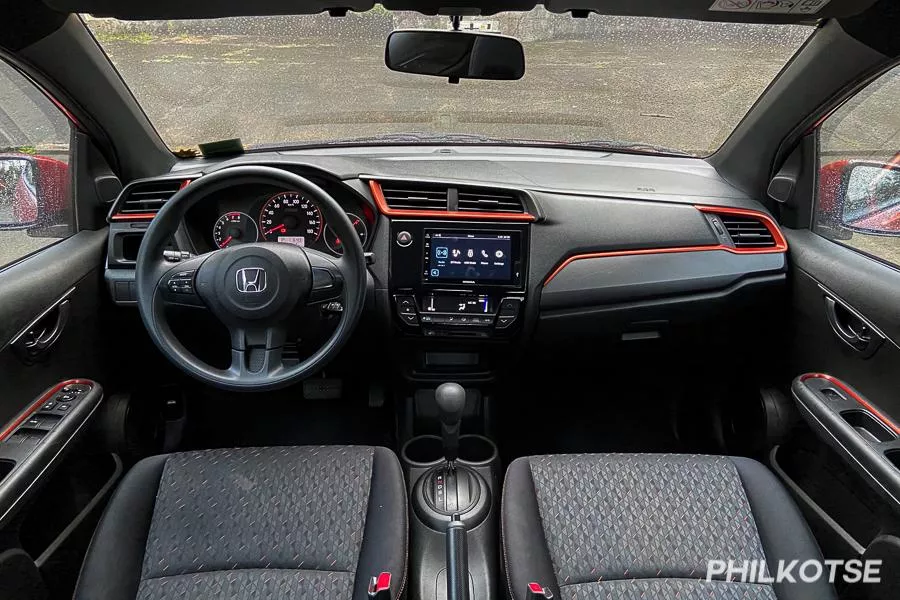 pre-facelift Brio RS interior