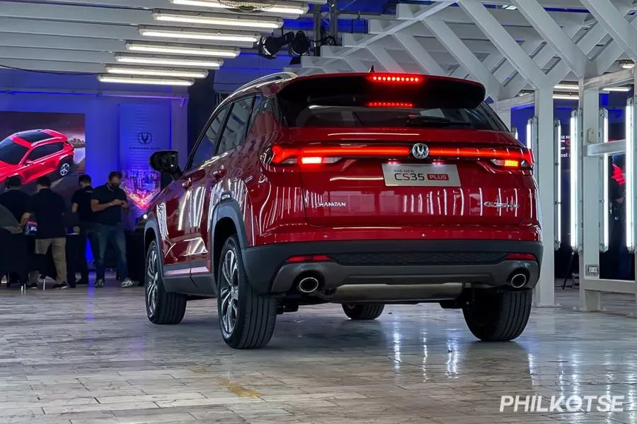 A picture of the rear of the Changan CS35 Plus