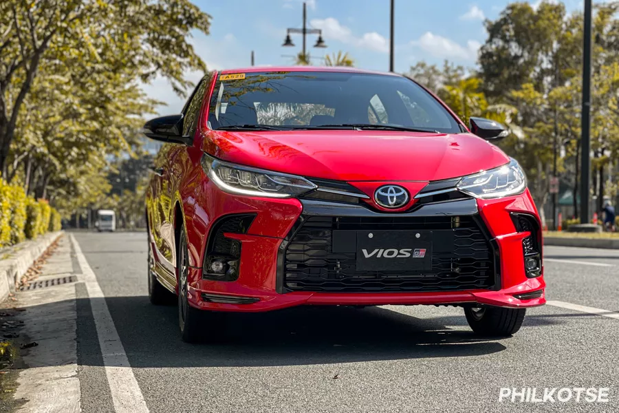 2021 Toyota Vios GR-S front profile shot