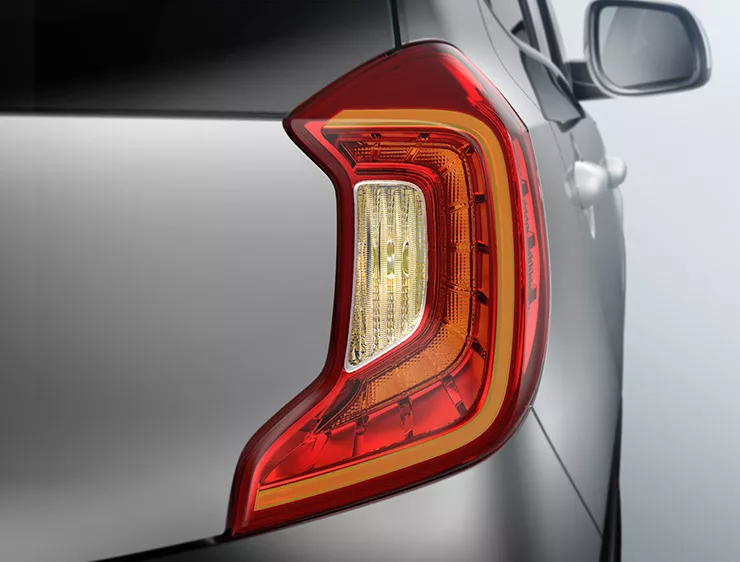 A taillight of a Picanto