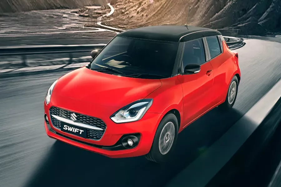The Suzuki Swift for the Indian market A picture of the Suzuki Swift for the Indian market