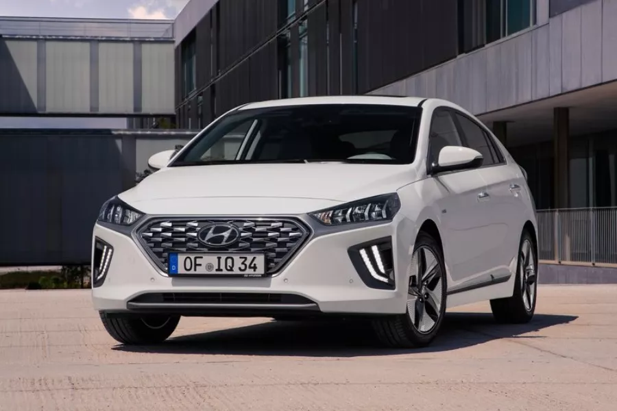 A picture of the Hyundai Ioniq