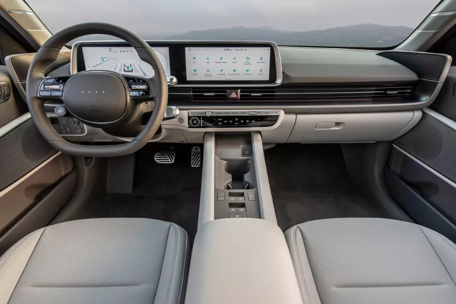 The Ioniq 6's interior.