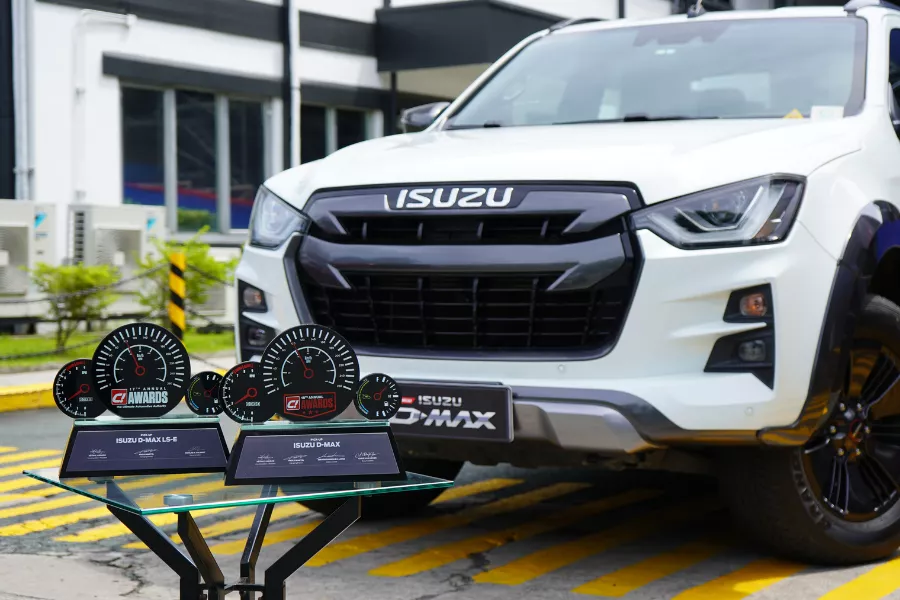The truck wins for the second consecutive year Isuzu D-Max pickup truck of the year award