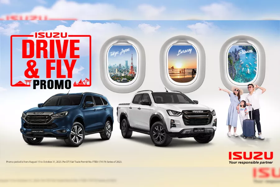 Isuzu Philippines Corporation Drive & Fly promo