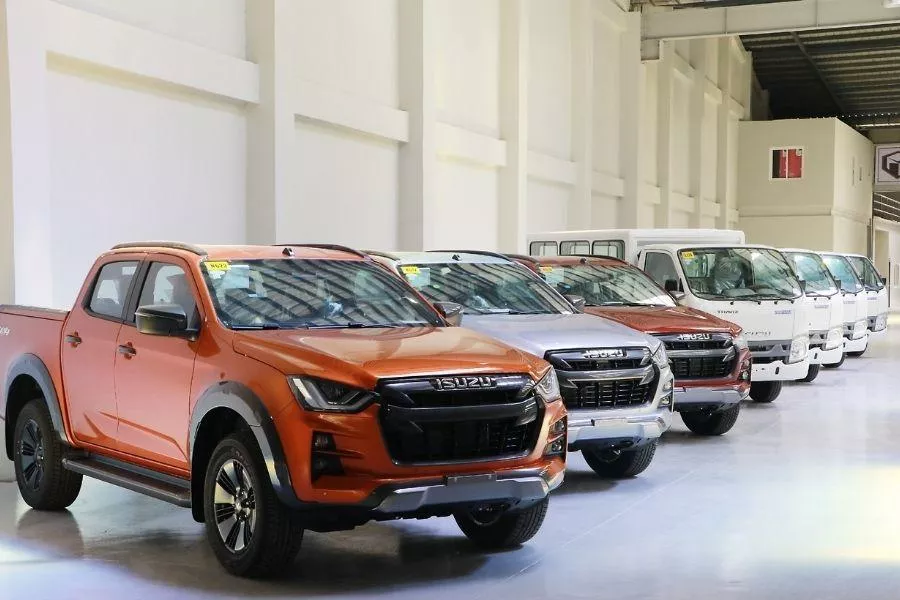 New Isuzu La Union dealership with D-Max