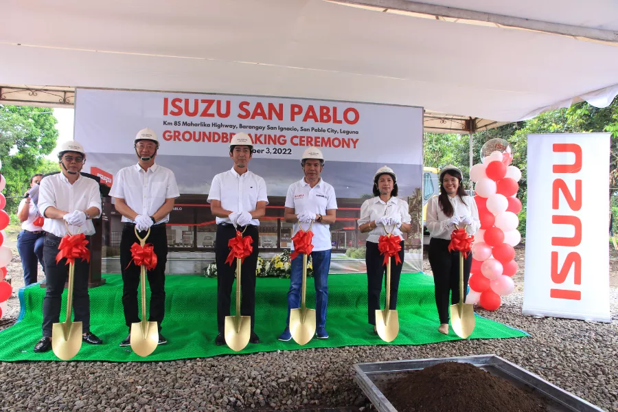 Isuzu San Pablo groundbreaking ceremony
