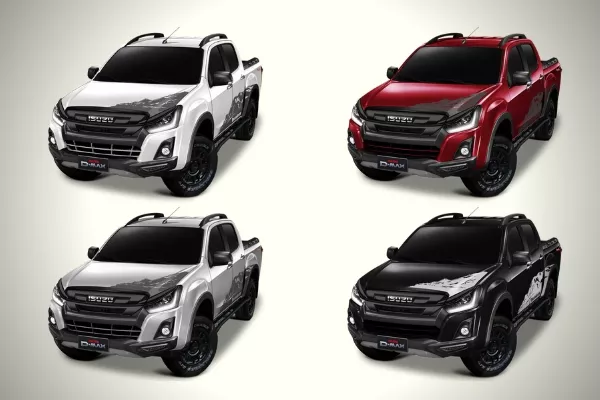 Color choices for the new D-MAX Boondock