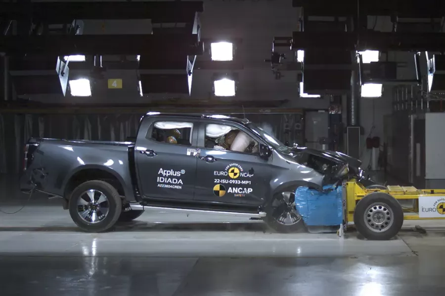 Isuzu D-Max ANCAP crash test