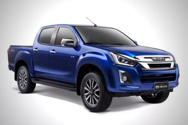 A picture of the D-Max in blue