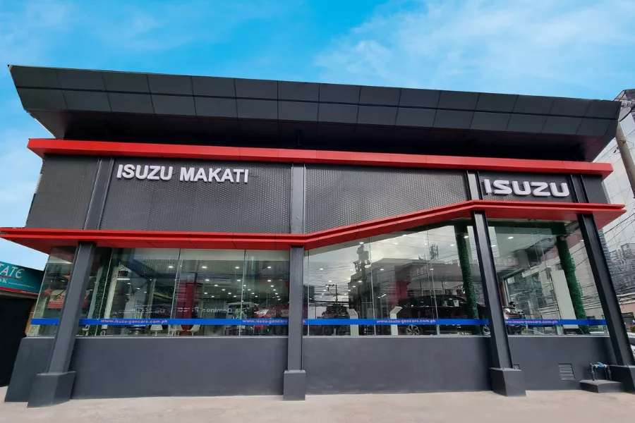 A picture of the front of Isuzu Makati