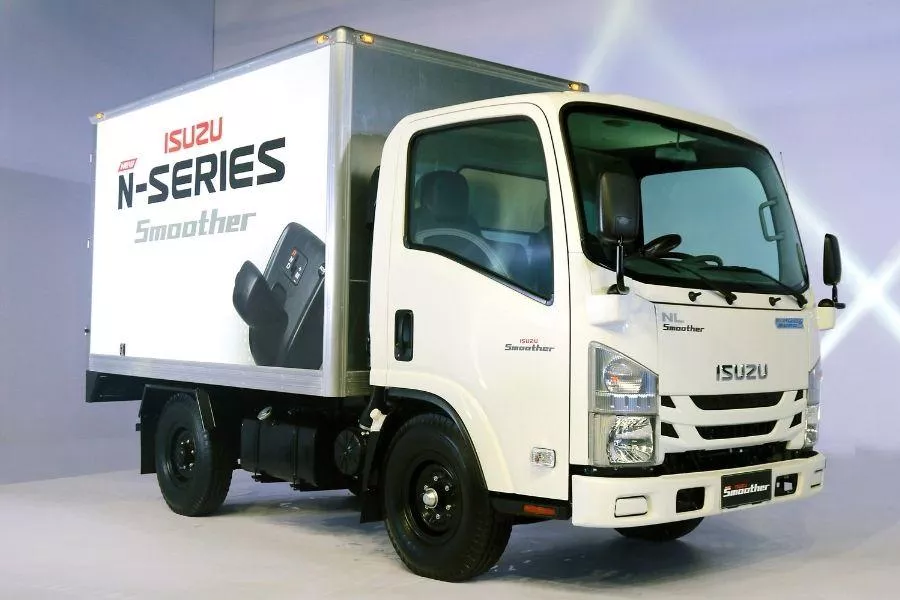 2022 Isuzu N-Series Smoother front view