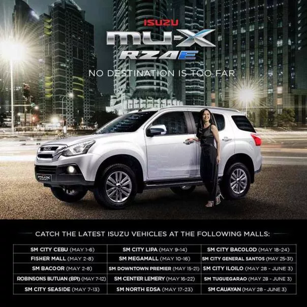 Isuzu Nationwide Mall Tour 2018 poster