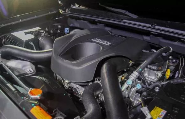 A new engine of the upgraded MU-X and D-max 