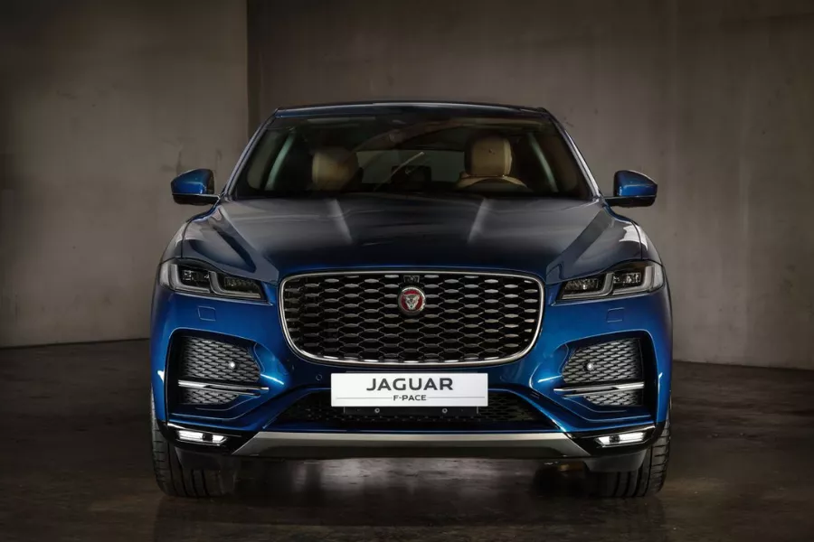 A picture of the F-Pace's front fascia