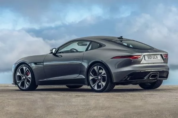 Rearview of the Jaguar F-Type
