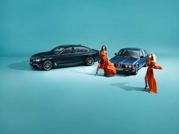 BMW 7-Series Edition 40 Jahre and two models